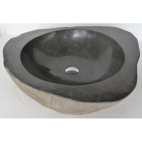 vasque en pierre avec bords PA10