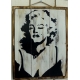 panneau décoratif en bois marilyn