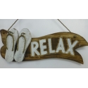 panneau décoratif en bois relax