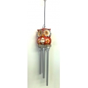 carillon chouette rouge