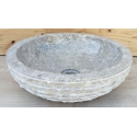 lavabo de màrmol color gris 30x30cmH.12cm mr12g