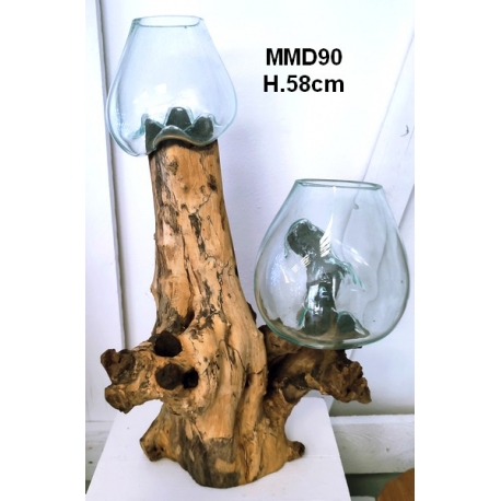 Double vase et terrarium MMD90