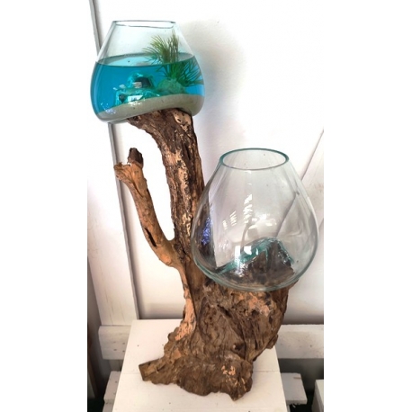 Double vase ou aquarium MM92