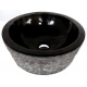 lavabo de màrmol color negro 40x40cm H.15cm mr20