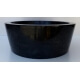 Vasque en marbre polie noire 40x40cm H.15cm mr20p
