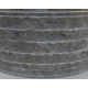 Vasque en marbre grise 40x40cm H.15cm mr20g