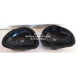 Lavabos de Piedra duo 1AC-45x31cm