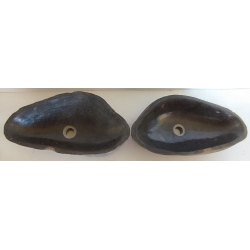 double vasque à poser en Pierre 56AC-57x30cm