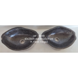 Lavabos de Piedra duo 44AB-43x29cm