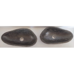 double vasque à poser en Pierre 4A-53x28cm