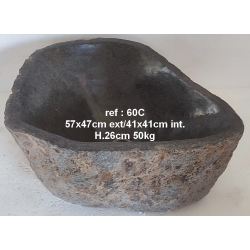 Lavabo de Piedra 60C 57x47cm