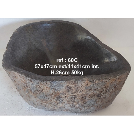 Lavabo de Piedra 60C 57x47cm