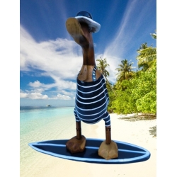 canard surfeur bleu