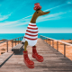 canard marin rouge