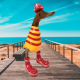 canard marin jaune