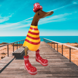 canard marin jaune