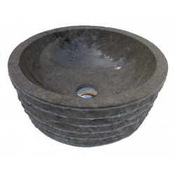 lavabo de màrmol color gris 40x40cm H.15cm mr20g