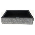 lavabo de màrmol color negro 50x35cm